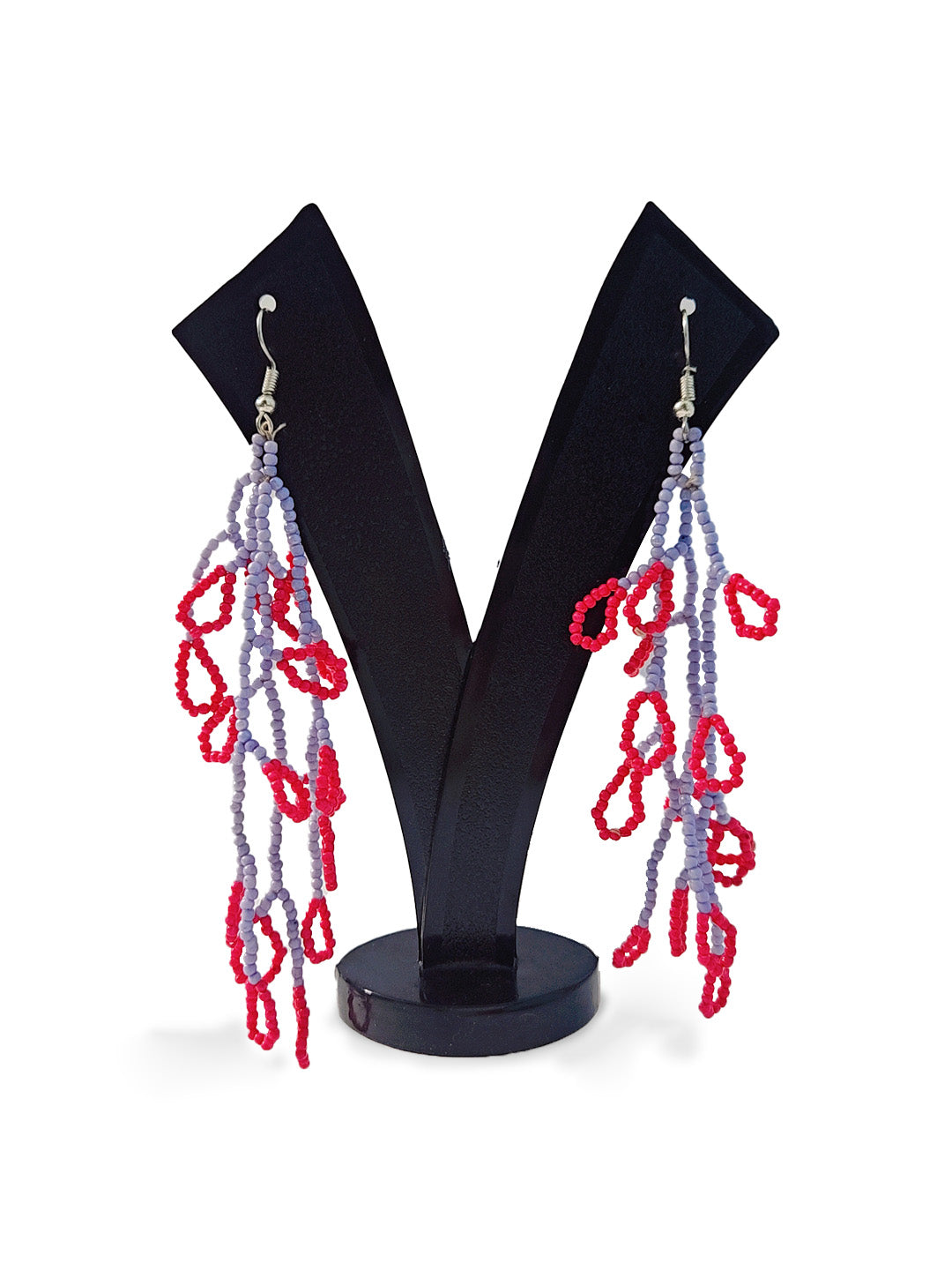 Pack of 2 - Beaded Coral-Inspired Earrings