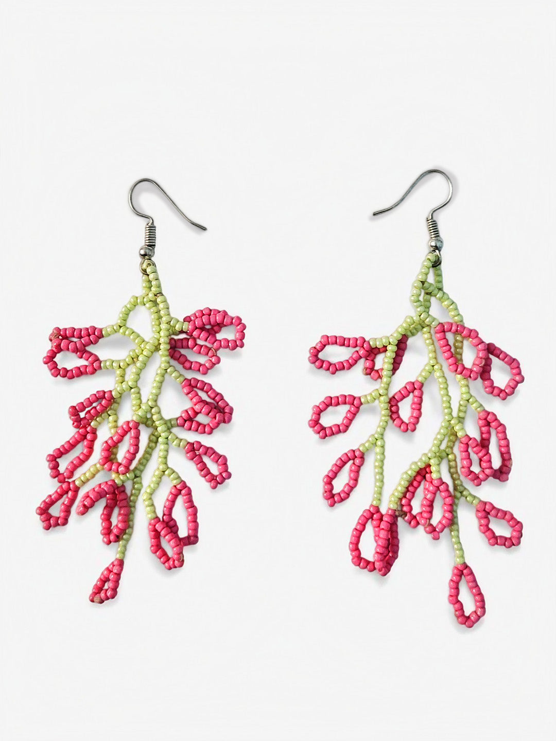 Pack of 2 - Beaded Coral-Inspired Earrings