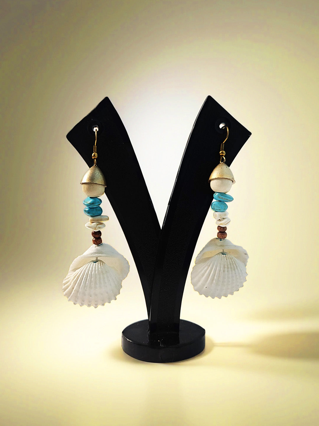 Handmade Boho Seashell Earrings – Ocean-Inspired Beach Jewelry