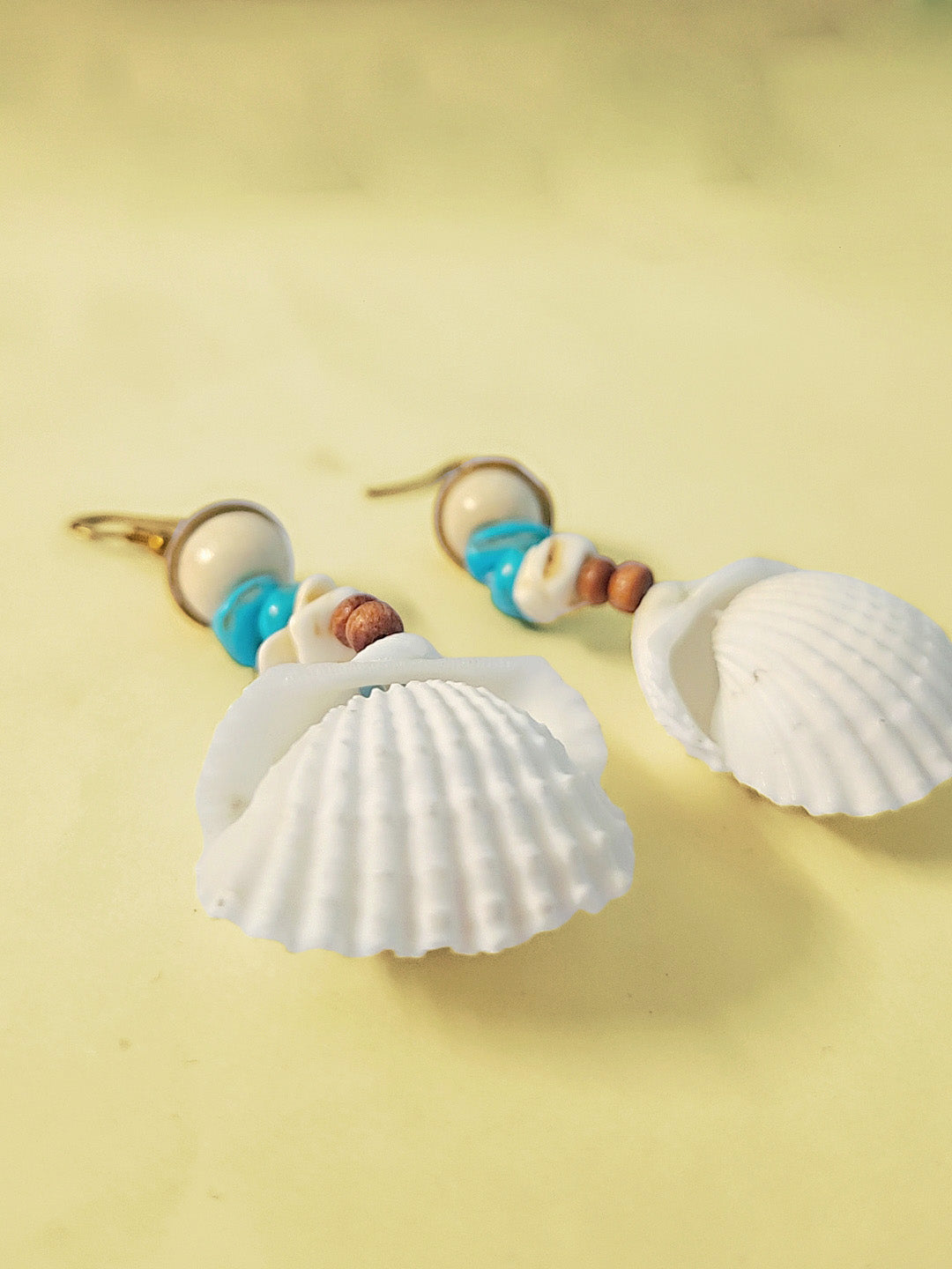 Handmade Boho Seashell Earrings – Ocean-Inspired Beach Jewelry